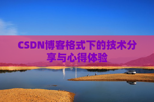 CSDN博客格式下的技术分享与心得体验